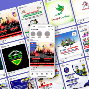 Graphic Designs (such as Posters, Banners, Social Media Posts)